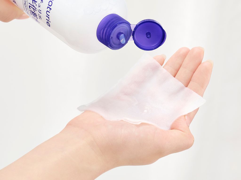 ハトムギ化粧水を使ったローションパック